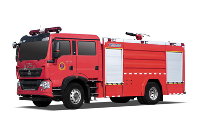 豪沃單橋泡沫消防車 