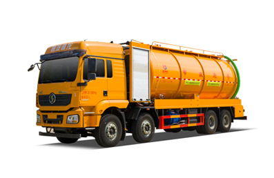 陜汽德龍前四后八清洗吸污車(chē) 